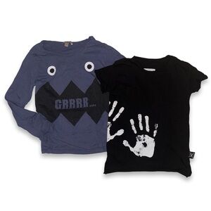 Lot of two graphic tees Emile et Ida and nununu